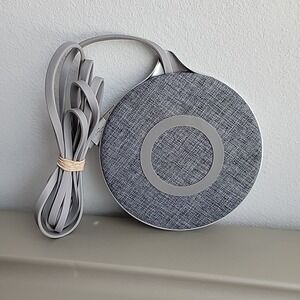 Wireless QI Charger SilverCrest Textile Cover Prevents Scratches 5/10Watt